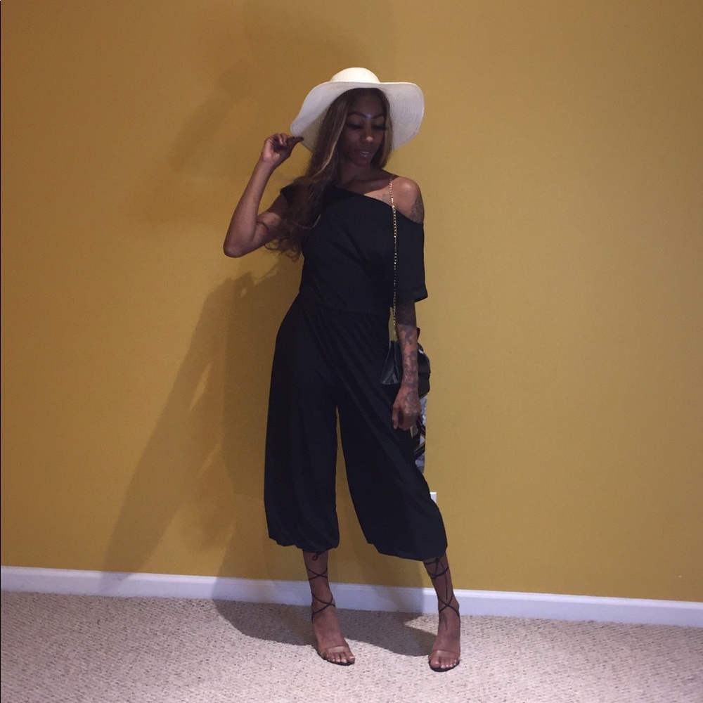 Off shoulder jumpsuit
